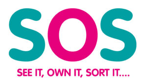 SOS - See it Own it Sort it logo