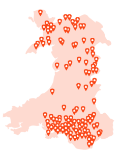 Map of partners involved in optimised retrofit programme