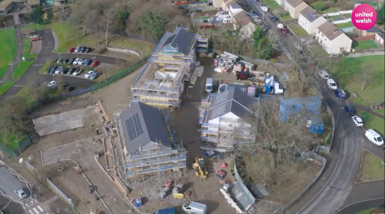 Cwm Ifor aerial view